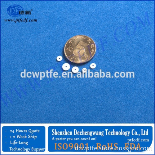 Highprecision small part teflon bushing